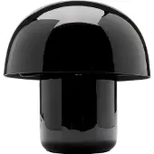 Kare Design Tischlampe Mushroom, schwarz, für Wohn- / Esszimmer, Metall, Design, Tischlampe