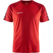 Craft T-Shirt Squad 2.0 Contrast Jersey Herren Bright Red Express-S
