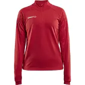 Craft Trainingsjacke Evolve Halfzip Damen Bright Red-S