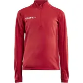 Craft Trainingsjacke Evolve Halfzip Kinder Bright Red-Größe 122