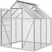 Casaria Deuba Gewächshaus aus Aluminium 5,85m3