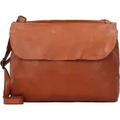 Harold's Leder Umhängetasche Schultertasche Submarine Shoulderbag Flap Cognac braun