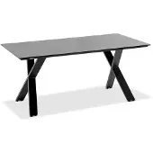 Niehoff Noah Tisch Aluminium X-Gestell Anthrazit/HPL