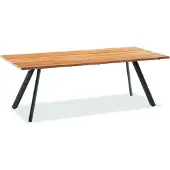 Niehoff - Teak-Gartentisch Noah - Aluminium 160 x 95 cm Teak geölt Stativprofil