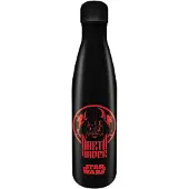 Star Wars - Thermosflasche, "Darth Vader", Metall (Schwarz)