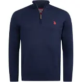 U.s. polo assn. . Herren Half-Zip Strickpullover USKnooxx aus Baumwollmix