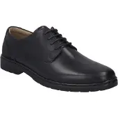 Josef seibel Herren Echtleder Halbschuh Schnürer 'Alastair 01' schwarz, Herren:49 EU