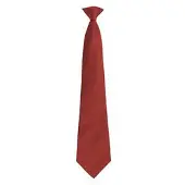 Premier Herren Clip-On-Krawatte, verschiedene Farben (Burgunder)