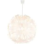 Globo Pendelleuchte mit Blüten zum Zusammenstecken Deckenlampe Hängelampe Pendellampe LED Hängeleuchte, E27 LED warmweiß, 60x150cm, Wohnzimmer Schlafzimmer
