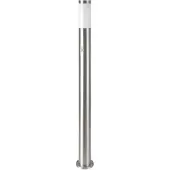 Etc-shop LED Stehleuchte silber, Bewegungsmelder, H 110 cm