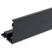 ISOLED Karniesen Blende VISOR mit Lichtlinienoption für Gardinenprofil Curtain schwarz 200cm Fiai 117162
