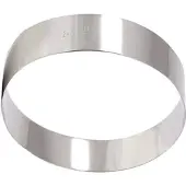 Matfer Dessertrahmen aus Edelstahl, Höhe 3.5 cm, 24 cm (371208)