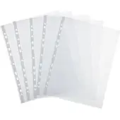 Böttcher-AG Prospekthüllen Premium, A4, glasklar, 0,08 mm, oben offen, leicht zu befüllen, 100 Stück