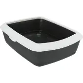Trixie Classic dunkelgrau Katzentoilette 37x15x47 cm