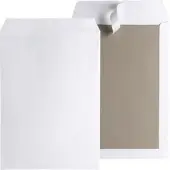 Posthorn Versandtaschen weiß, C4, ohne Fenster, haftklebend, Kraftpapier, 100 Stück