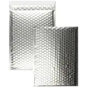 Blanke Luftpolstertaschen für DIN C5, 170 x 230mm, haftklebend, silber, 10 Stück