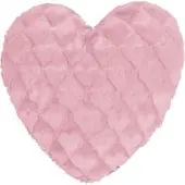 Magma Heimtex Magma-Heimtex Sofakissen Fluffy Hearts, rosa, mit Plüschbezug, 35x40 cm