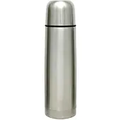 Gräwe Thermosflasche 4775, Edelstahl, silber, Isolierflasche mit Drehverschluss, 0,75 l