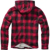 Brandit Lumber Jacke, rot/schwarz, 4XL
