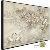 Papermoon Infrarotheizung »EcoHeat - Muster mit Blumen«, Matt-Effekt - bunt