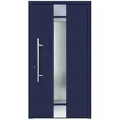 KNOCK Flügelüberdeckende Kunstoff-Haustür »Terra«, stahlblau