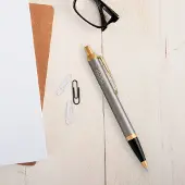 Parker IM Kugelschreiber - Linkshänder (Metall gebürstet)