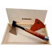 HALDER Handbeil Lederschneidschutz Holzbox Weil Du scharf bist! 3555s003
