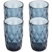 San Ignacio - Set mit 4 blauen Kristallgläsern (350 ml)