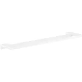 Hansgrohe AddStoris Doppelbadetuchhalter, 41743700, Farbe: weiss matt