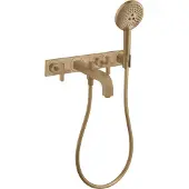 Hansgrohe Fertigmontageset Axor Citterio UP-3-Loch-Wannenarm, m KrG, brush. bron