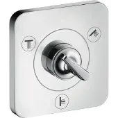 Hansgrohe Fertigset Axor Citterio E UP-Ab- u. Umstellventil 120x120mm, chrom