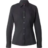 HUGO Slim-Fit Bluse aus bügelleichtem Baumwoll-Mix mit Twill-Struktur Grösse 32