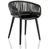 Magis Cyborg Club Stuhl, schwarz