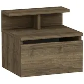 Livetastic Nachttisch Hades ca. 39,8x35x31,6cm Walnussfarben