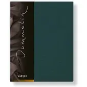 Dommelin Spannbettlaken Antikgrün (Satin 300TC)-90 x 220 cm