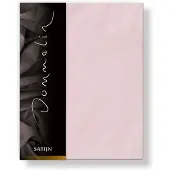 Dommelin Spannbettlaken Hellrosa (Satin 300TC)-180 x 200 cm