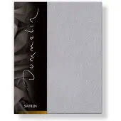 Dommelin Spannbettlaken Mausgrau (Satin 300TC)-120 x 210 cm