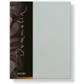 Dommelin Spannbettlaken Silber (Satin 300TC)-140 x 220 cm