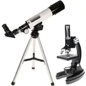 Byomic Beginners Microskopset & Teleskop im Koffer