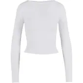 Urban Classics Longsleeve "Ladies Ruffled Super Slim Longsleeve 2-Pack" 1 Stk.