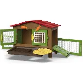 Schleich - Rabbit hutch with 3 rabbits - (42728)