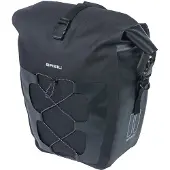Basil Navigator Waterproof L MIK Studs - Einzelfahrradtasche 22 l, schwarz (T....