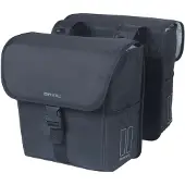 Basil Go MIK Doppelpacktasche 32 Liter solid black - wasserabweisende Gepäckt....