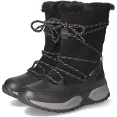 Gabor Rollingsoft Damen Winterstiefeletten/ Stiefeletten Schwarz Ledermix Größe: 4