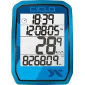 Ciclosport Tachometer Protos 105 Verkabelt - Blau - modrý
