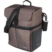 Basil Move Einzelpacktasche MIK Hooks 15 Liter braun - wasserabweisend, Helmf....