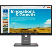 Lenovo ThinkVision P24QD-40 Monitor, 60,5 cm (23.8"), 2560 x 1440 Pixel, Quad HD, LCD, 6 ms, Schwarz