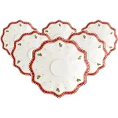 Villeroy & Boch Untertasse "Kaffee-/Teeuntertassen Toy's Delight ø 17,5 cm 6er Set bunt", bunt, L:17,5cm, Speiseteller, Untertasse