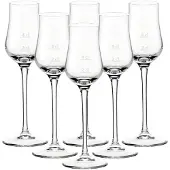 Leonardo Aperitifglas "Grappagläser mit Füllstrichen Puccini Gastro-Edition 2 & 4 cl 6er Set transparent"