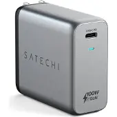 Satechi 100W USB-C PD GaN Wall Charger space gray
